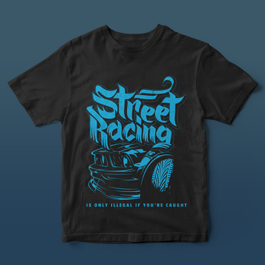 Street racing car t shirt