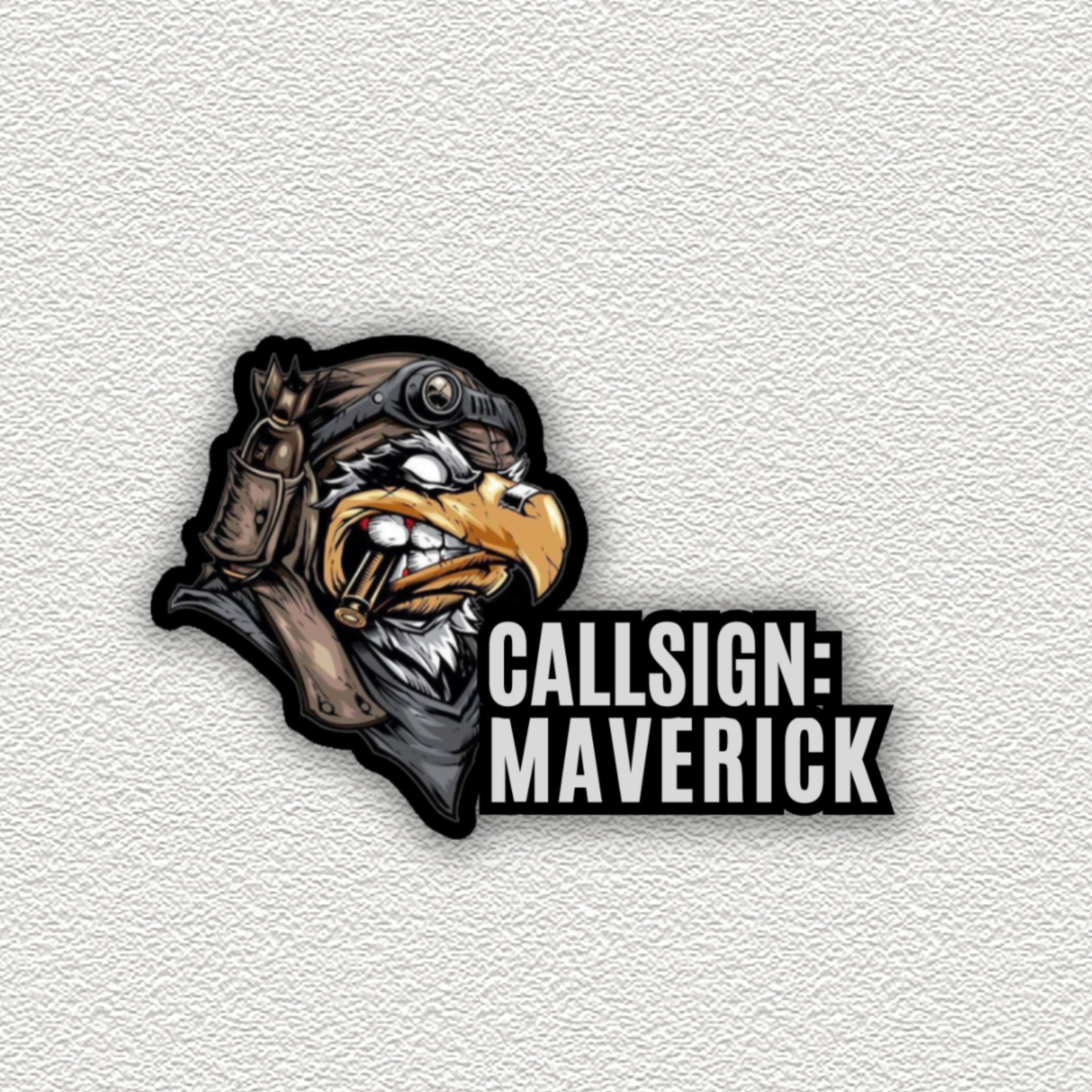Top Gun Maverick likeness logo sticker | eBay