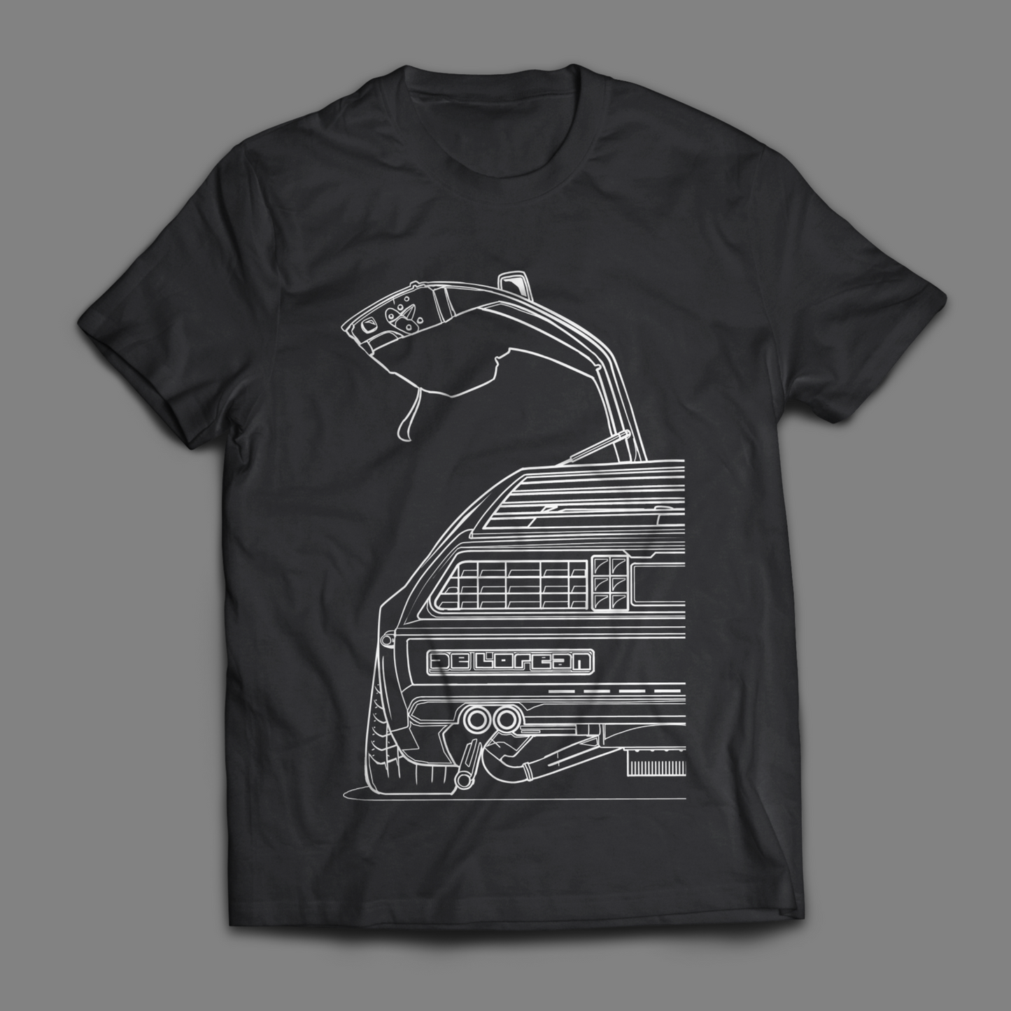 buy Delorean DMC car T-shirt india