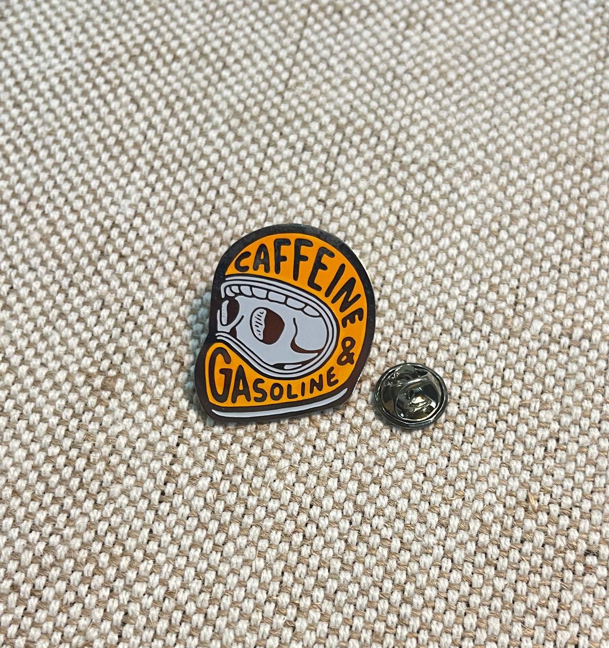 Caffeine & Gasoline - Enamel Pin